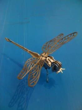 Libelle 4mm Stahl schwarz verzinkt