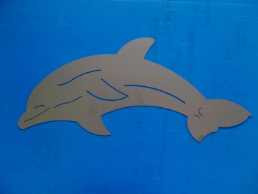 Delfin stahl 1150 x 575 x 2mm rostend