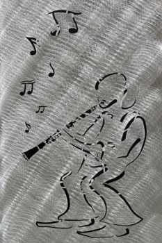 Feuersäule mit Jazz - AKTION 30x30x120cm