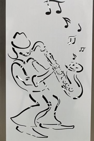Feuersäule mit Jazz - AKTION 30x30x120cm