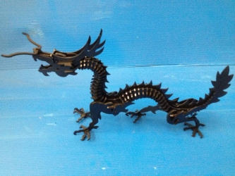 Drache 3mm Stahl oxynitriert