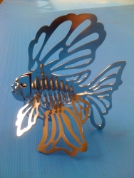 Fisch 2mm Edelstahl elektropoliert