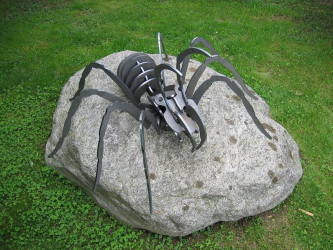 Spinne 8mm Stahl unbehandelt